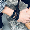 4Pcs/ Set Braided Wrap Leather Bracelets for Men