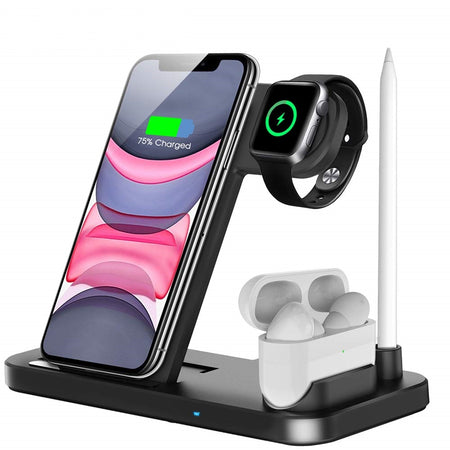 15W Fast Wireless Charger Stand For iPhone 14 13 12 11 8 Apple