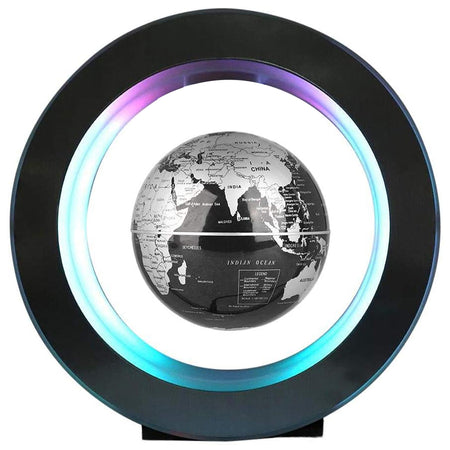 Levitating Lamp Magnetic Levitation Globe LED World Map Rotating