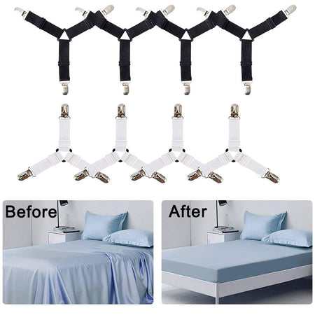 3 Clips Bed Corner Holder Bed Sheet Fasteners Mattress
