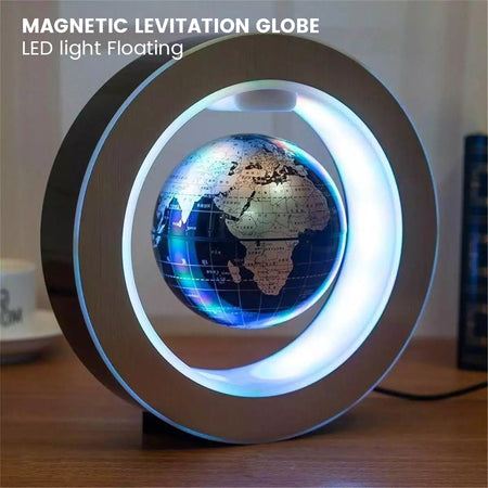 Levitating Lamp Magnetic Levitation Globe LED World Map Rotating