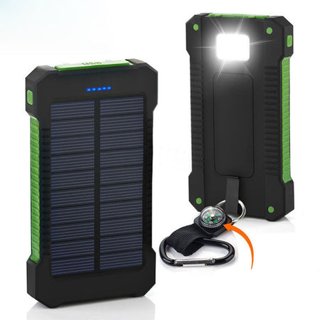20000mah Waterproof Portable Solar Power Bank