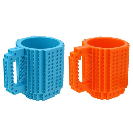 350ML Mug Cup for Milk Coffee Water Build-On Brick