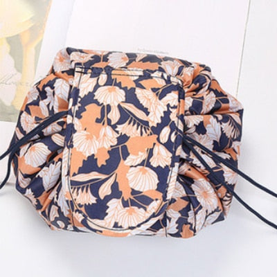 Women Drawstring Cosmetic Bag Travel Storage Makeup