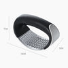 Stainless Garlic Press Household Press Squeezer Manual Garlic Press Device Handheld Ginger Garlic