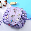 Women Drawstring Cosmetic Bag Travel Storage Makeup