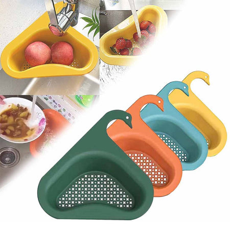Kitchen Sink Drain Basket Swan