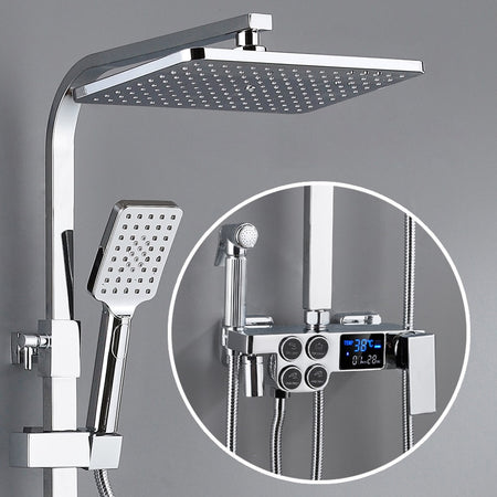 Hot and Cold Digital Shower Head  Bath Shower System
