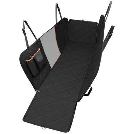 Pet Carrier Car Rear Back Seat Mat Hammock Cushion Protector With Zipper And Pockets