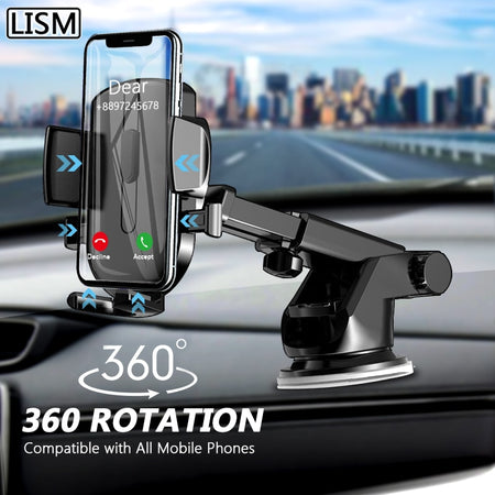 Sucker Car Phone Holder Mobile Phone Holder Stand in Car No Magnetic GPS Mount Support