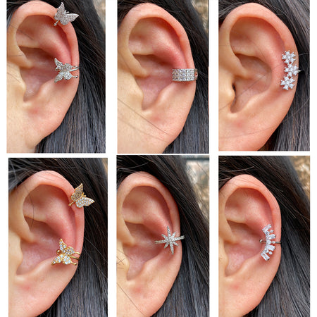 1Pc Helix Cartilage Conch Fake Without Piercing Cuff