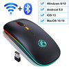 Wireless Silent Mouse LED Backlit Ergonomic Gaming Mouse For Laptop PC