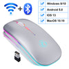 Wireless Silent Mouse LED Backlit Ergonomic Gaming Mouse For Laptop PC