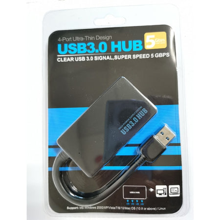 USB 3.0 Laptop PC High Speed External 4 Ports Adapter Splitter USB Expander Computer Accessories
