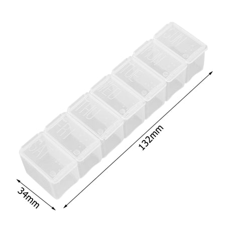 7 Days Weekly Pill Case Medicine Tablet Dispenser Organizer
