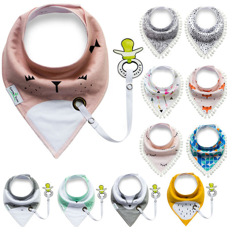 Baby Bibs Anti-drop Rope Absorbent Apron Girls Infant Cotton