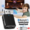 USB Bluetooth 5.0 Transmitter Receiver 3 in 1 EDR Adapter Dongle 3.5mm