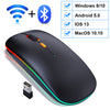 Wireless Silent Mouse LED Backlit Ergonomic Gaming Mouse For Laptop PC