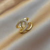 14K Real Gold Plated AAA Zircon Ring Elegant Women's Ring