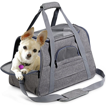Airline Approved Small Pet Transport Bag Carrier For Dogs