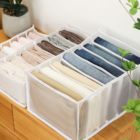 Separation Box Stacking Pants Drawer Divider Can Washed Home Organizer