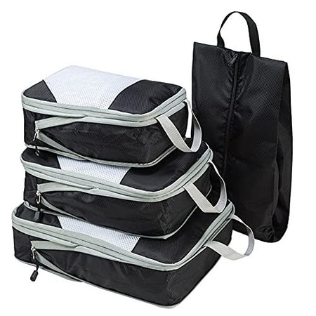 4pcs/set Portable Luggage Travel Storage Bag Suitcase Organizer
