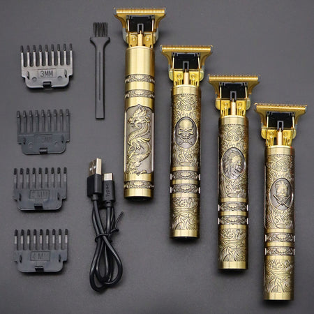 Professional Hair Barber Trimmer For Men Clipper Shaver Beard Lighter