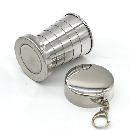 75ML Stainless Steel Folding Retractable Cup