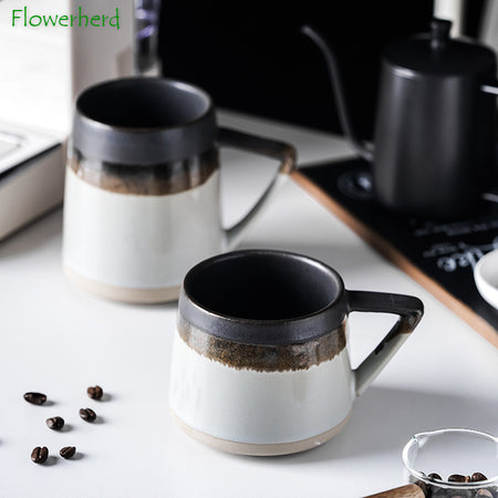 Coffee Cup with Handle Milk Breakfast Creative Home Office