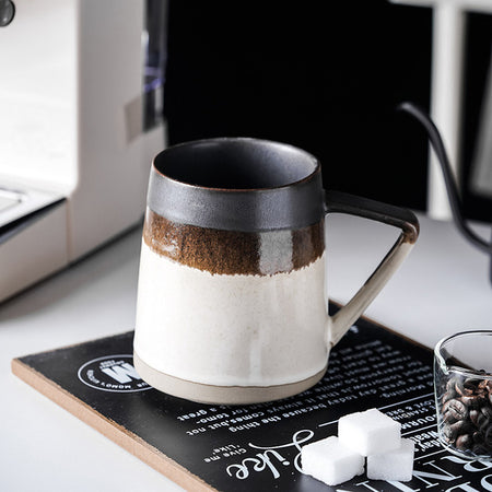 Coffee Cup with Handle Milk Breakfast Creative Home Office